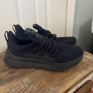 Adidas Lite Racer Adapt 5.0 Triple Black Running Shoes Mens Size 10